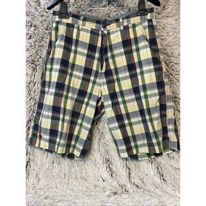 Vintage Duck Head‎ Jeans Plaid Bermuda Shorts Golf Preppy Size 30